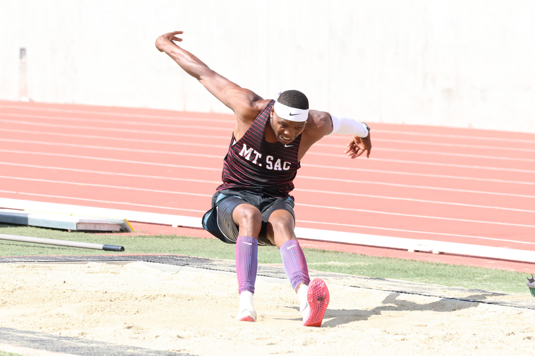 Mt. SAC and Myles Massie won the SCC Men's Track and Field title (photo/gallery by Richard Quinton).