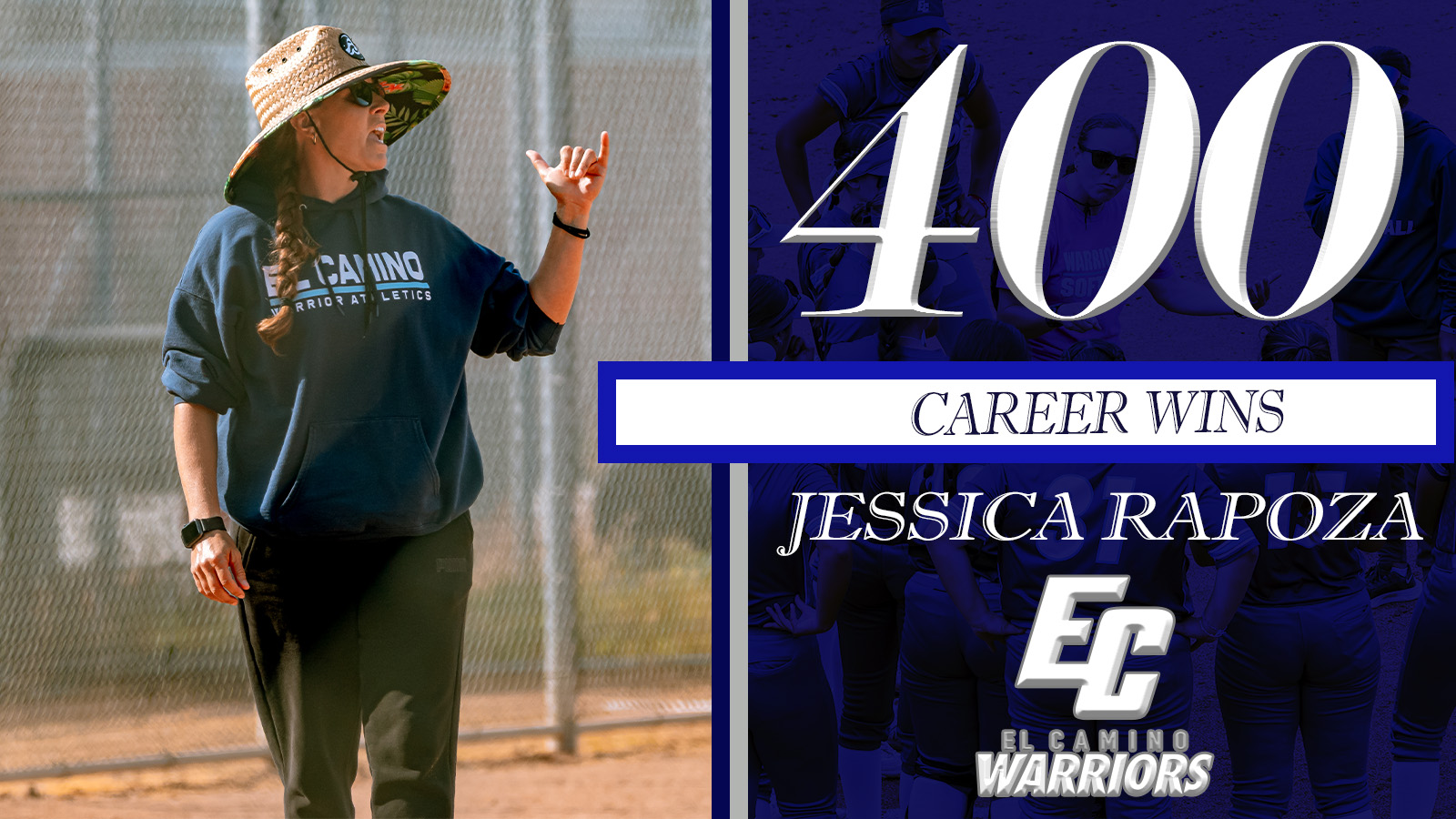 400 Career Wins For El Camino Softball's Jessica Rapoza