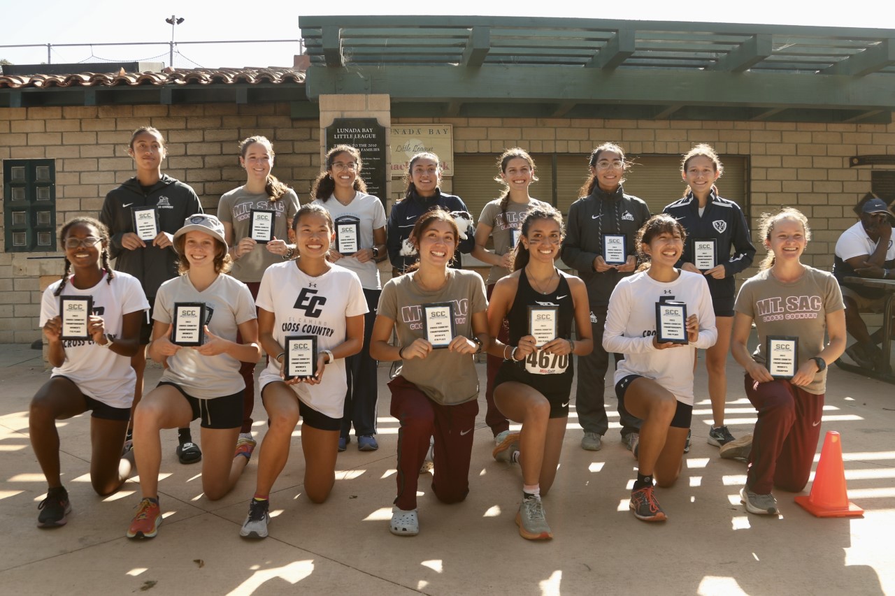 The 2022 All-SCC Women's Cross Country Team (photo by Michael Watkins).
